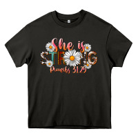 Asphalt Western She Is Strong Heavy Core Tee - LillyAllenDesigns