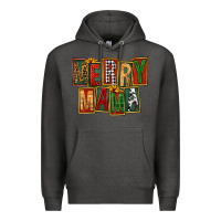 Charcoal Heather merry mama Premium Hoodie - FaDigitalArtStudio