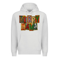 Dove Grey merry mama Premium Hoodie - FaDigitalArtStudio