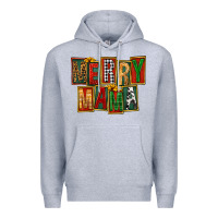 Heather Grey merry mama Premium Hoodie - FaDigitalArtStudio