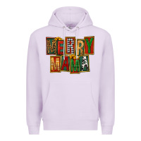 Lilac merry mama Premium Hoodie - FaDigitalArtStudio