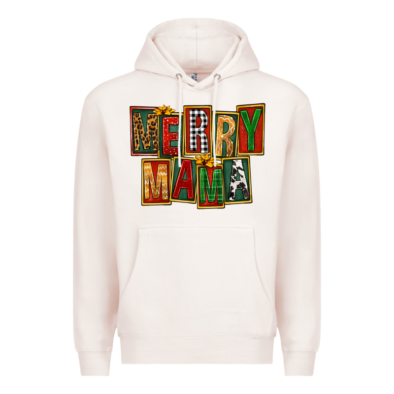 Merry Mama Premium Hoodie by FaDigitalArtStudio | Teevron