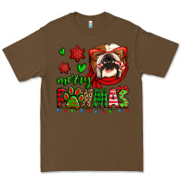Cacao merry pawmas christmas bulldog Premium Tee - Jasminsmagicworld