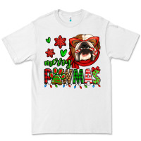 White merry pawmas christmas bulldog Premium Tee - Jasminsmagicworld