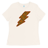 Bone Western Cactus Lightning Orange Background Ladies Tee - Bettercallsaul