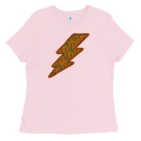 Bubblegum Pink Western Cactus Lightning Orange Background Ladies Tee - Bettercallsaul