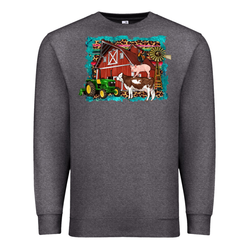 Farm Life Tractor Cow Pig Rooster Premium Sweatshirt by Artiststas | Teevron