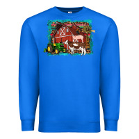 True Royal farm life tractor cow pig rooster Premium Sweatshirt - Artiststas