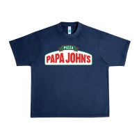 Navy product pizza papa jhons Urban Heavy Tee - minhPixels