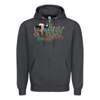 Smoke howdy christmas Zipper Hoodie - CowhideDigitalArt