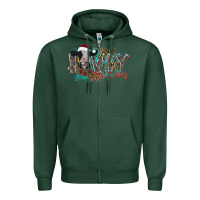 Sports Green howdy christmas Zipper Hoodie - CowhideDigitalArt
