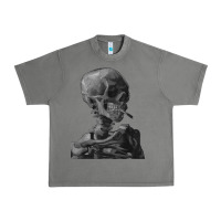 Tornado Vincent Van Gogh Skull of a SkeletonVintage Halloween Skull Urban Heavy Tee - minhPixels