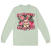 Matcha Somebunny loves you Easter Day Long Sleeve Tee - CowGirlArtShop