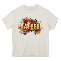 Cream Grateful Religious Heavy Core Tee - LillyAllenDesigns