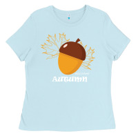 Baby Blue Welcome Autumn Ladies Tee - Bettercallsaul