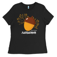 Black Welcome Autumn Ladies Tee - Bettercallsaul