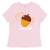 Bubblegum Pink Welcome Autumn Ladies Tee - Bettercallsaul