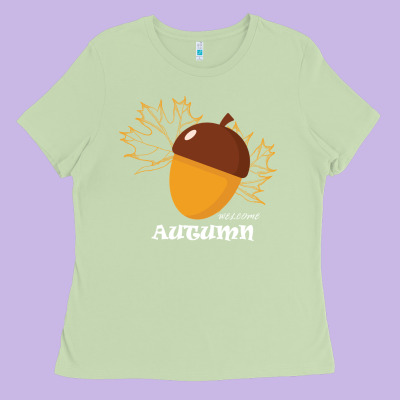 Welcome Autumn Ladies Tee Designed By Bettercallsaul