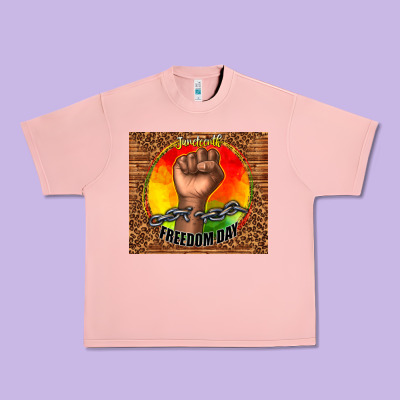 Juneteenth Freedom Day Urban Heavy Tee Designed By Tumblerdesignbyshophia