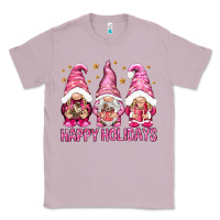 Lilac Happy holidays with gnomes Classic Tee - NancyCooperArtShop