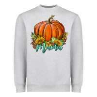 Heather Grey pumpkin mama Heavyweight Sweatshirt - BundleAndBundleShop