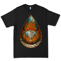 Black leopard bullskull teardrop earrings Premium Tee - Jasminsmagicworld