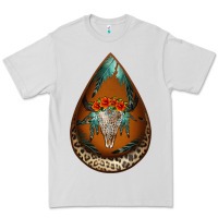 Leopard Bullskull Teardrop Earrings Premium Tee | Teevron