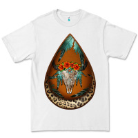 White leopard bullskull teardrop earrings Premium Tee - Jasminsmagicworld
