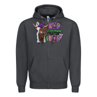 Smoke Moo I Mean Boo Zipper Hoodie - CowhideDigitalArt