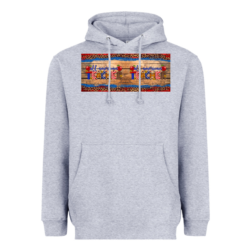 All American Teacher 11oz Mug Heavyweight Hoodie by Artiststas | Teevron