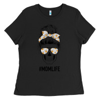 Black Daisy Mom Skull Ladies Tee - Bettercallsaul