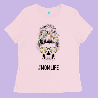 Daisy Mom Skull Ladies Tee Designed By Bettercallsaul
