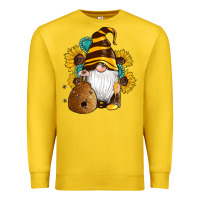 Lemon western bee gnomes beehive honey sunflowers gemstone Premium Sweatshirt - Artiststas