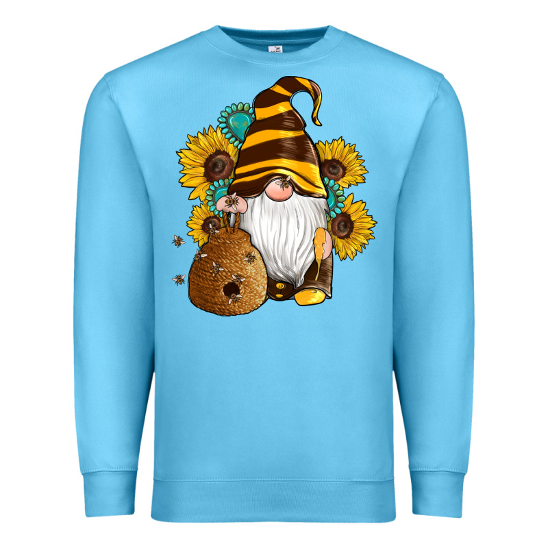 Western Bee Gnomes Beehive Honey Sunflowers Gemstone Premium Sweatshirt by Artiststas | Teevron