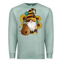 Seafoam western bee gnomes beehive honey sunflowers gemstone Premium Sweatshirt - Artiststas