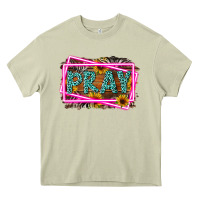 Mossy Western Pray Religious Heavy Core Tee - LillyAllenDesigns