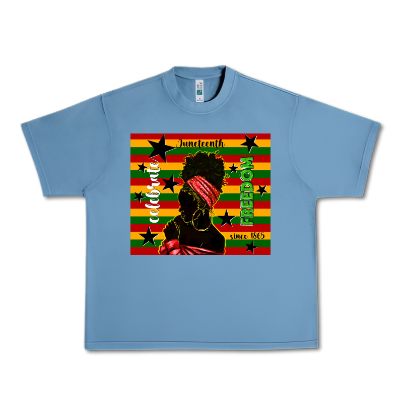 Juneteenth Celebrate Freedom Since 1865 Urban Heavy Tee by TumblerDesignByShophia | Teevron