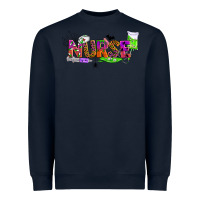 Navy halloween nurse Heavyweight Sweatshirt - BundleAndBundleShop