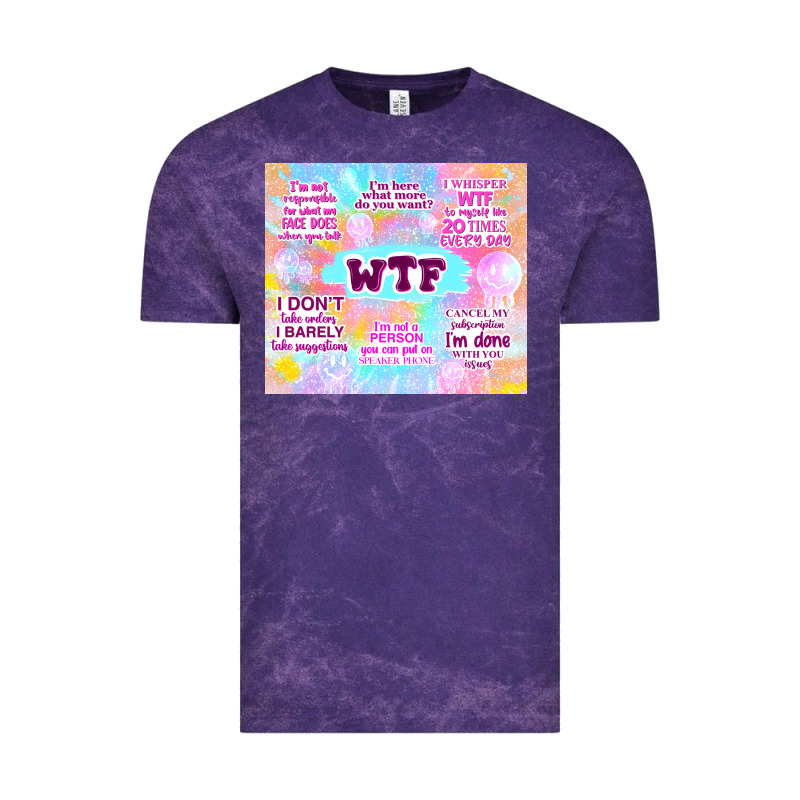 Sarcastic Wtf Vintage Tee by TumblerDesignByShophia | Teevron
