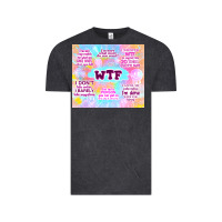 Vintage Black sarcastic wtf Vintage Tee - TumblerDesignByShophia