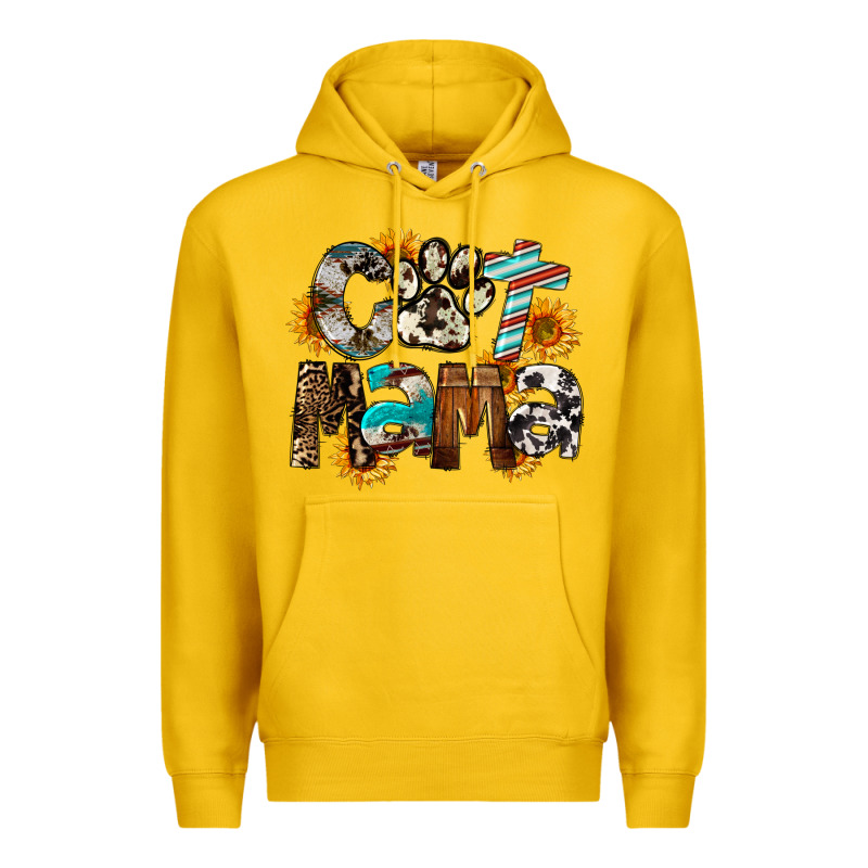 Cat  Mama Premium Hoodie by FaDigitalArtStudio | Teevron