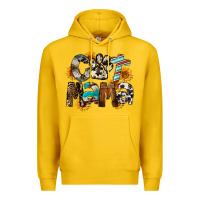 Lemon Cat  Mama Premium Hoodie - FaDigitalArtStudio