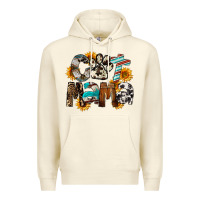 Sandshell Cat  Mama Premium Hoodie - FaDigitalArtStudio