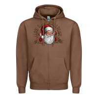 Chestnut i love a man with a bearo Zipper Hoodie - CowhideDigitalArt