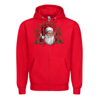 Red i love a man with a bearo Zipper Hoodie - CowhideDigitalArt