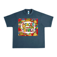 Midnight Navy tacos and tequila Urban Heavy Tee - RanaPortraitStore