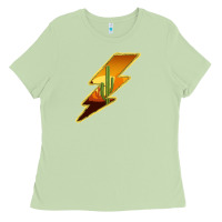 Matcha Cactus Sunset Lightning Ladies Tee - Bettercallsaul
