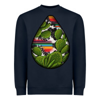 Navy mexican teardrop  5 Heavyweight Sweatshirt - BundleAndBundleShop