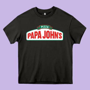 Product Pizza Papa Jhons Heavy Core Tee Designed By Minhpixels