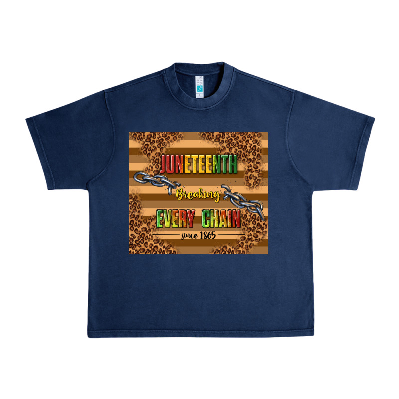 Juneteenth Breaking Every Chain Since 1865 Urban Heavy Tee by TumblerDesignByShophia | Teevron